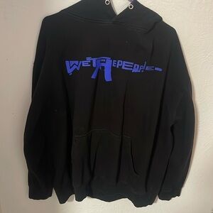 Mens black hoodie